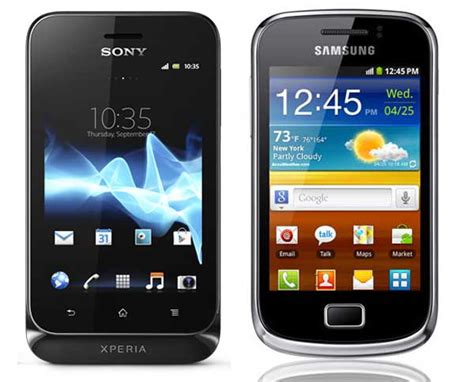 Sony Xperia tipo vs Samsung Galaxy Nexus Karşılaştırma